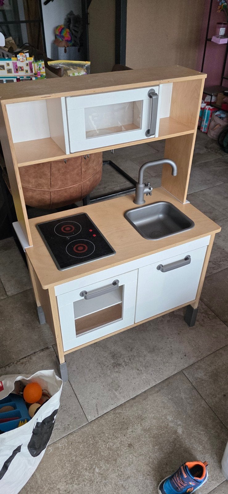 IKEA DUKTIG Speelkeuken met accessoires, Kinderen en Baby's, Ophalen, Zo goed als nieuw, Hout, Speelkeuken