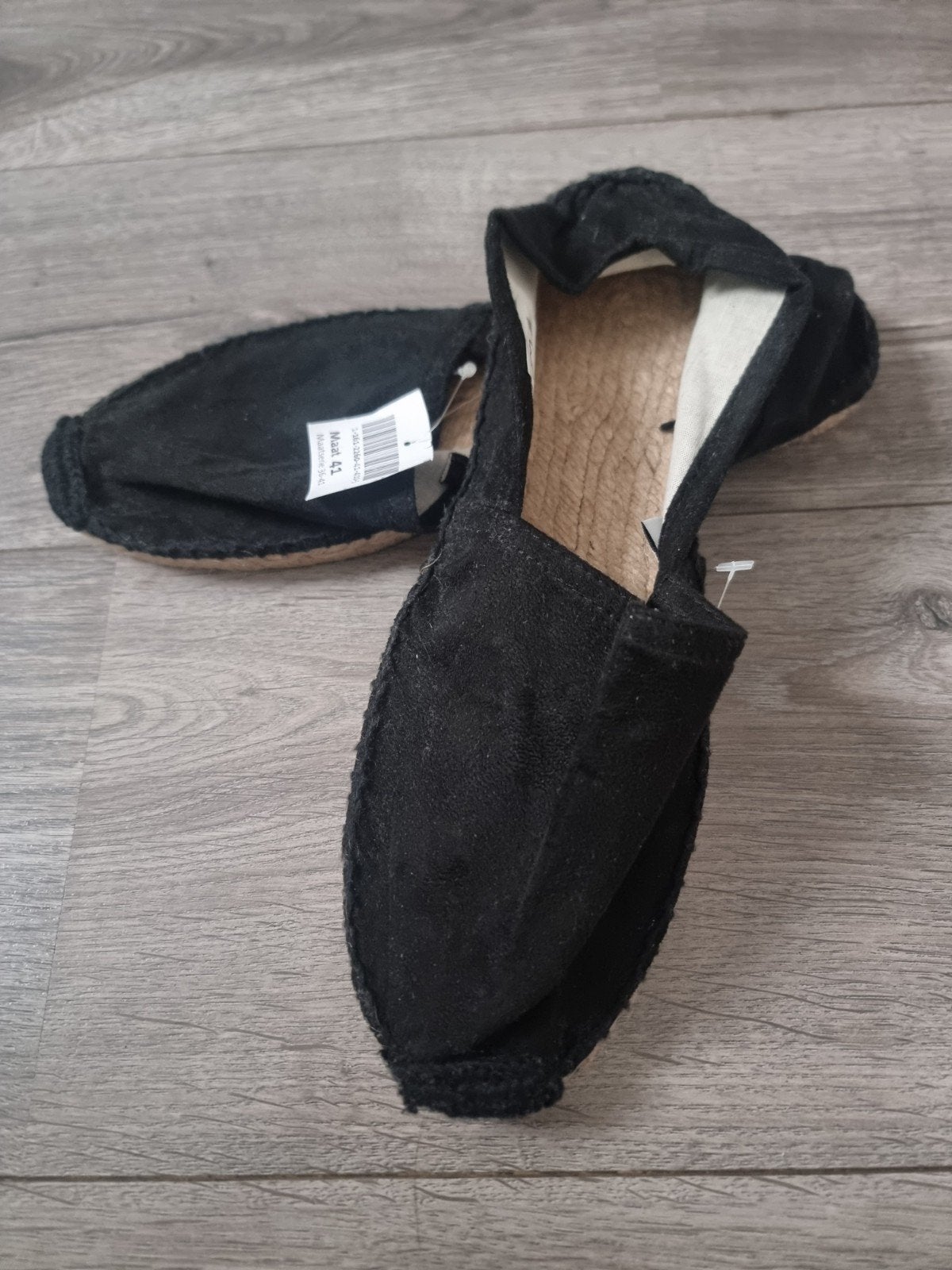 Zwart espadrilles, maat 41, Nieuw (AZ5), Ophalen of Verzenden, Nieuw, Zwart