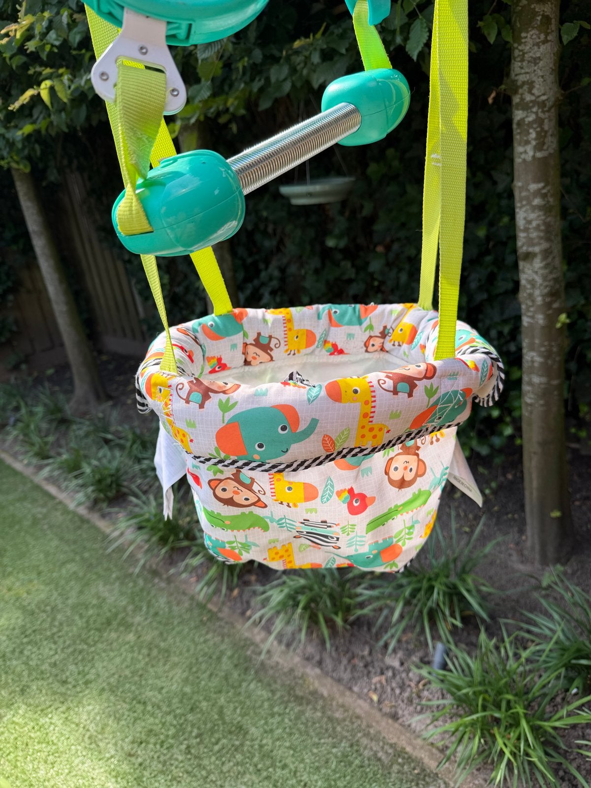 Bright Starts Bouncer/Jumper - Jungle Thema, Ophalen of Verzenden, Gebruikt