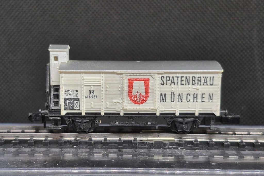 Arnold 4270 - bierwagen ´Spatenbräu München´ (16349), Hobby en Vrije tijd, Modeltreinen | N-Spoor, Arnold, Gebruikt, Gelijkstroom
