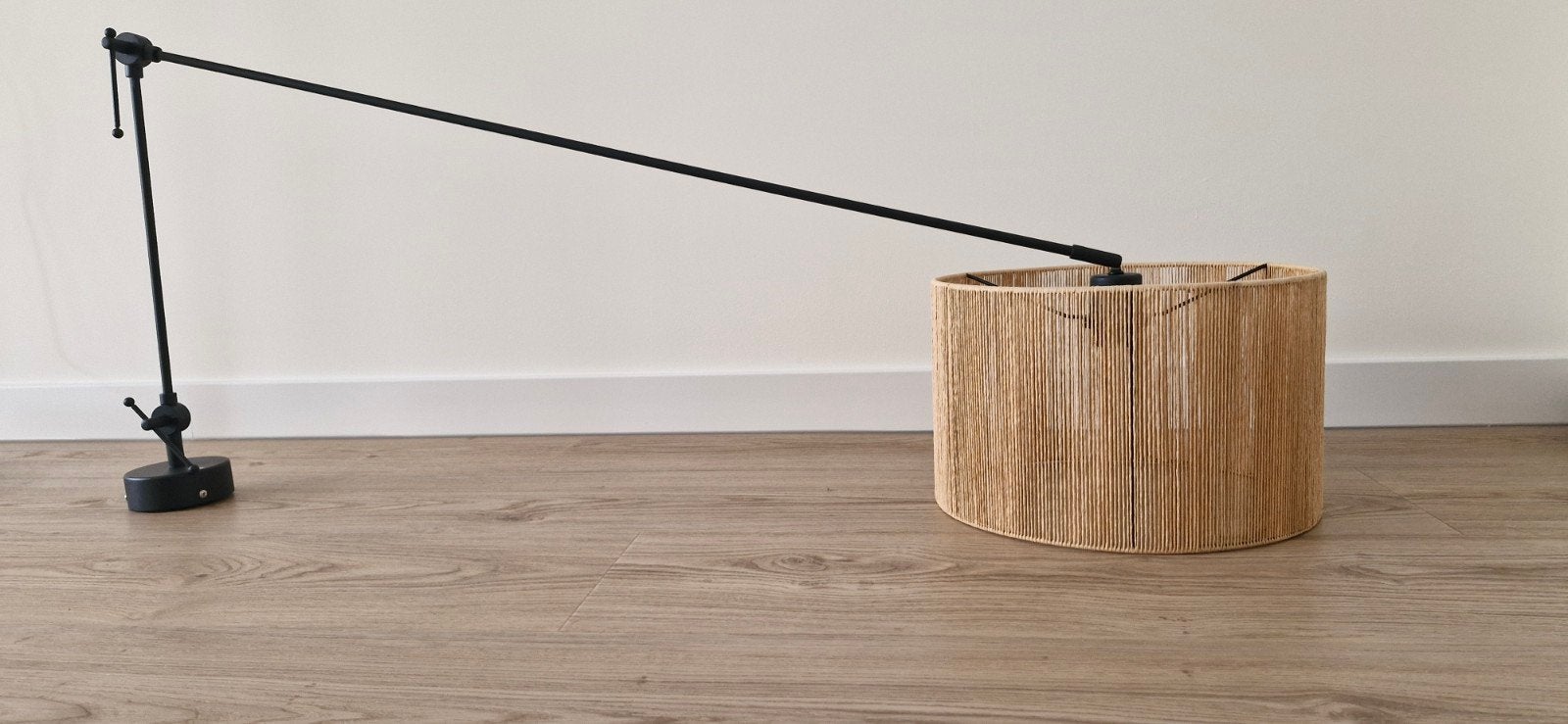 QAZQA Blitz Verstelbare mat zwarte Hang/Plafondlamp, Ophalen, 100 tot 150 cm, Modern, Industrieel, Nieuw