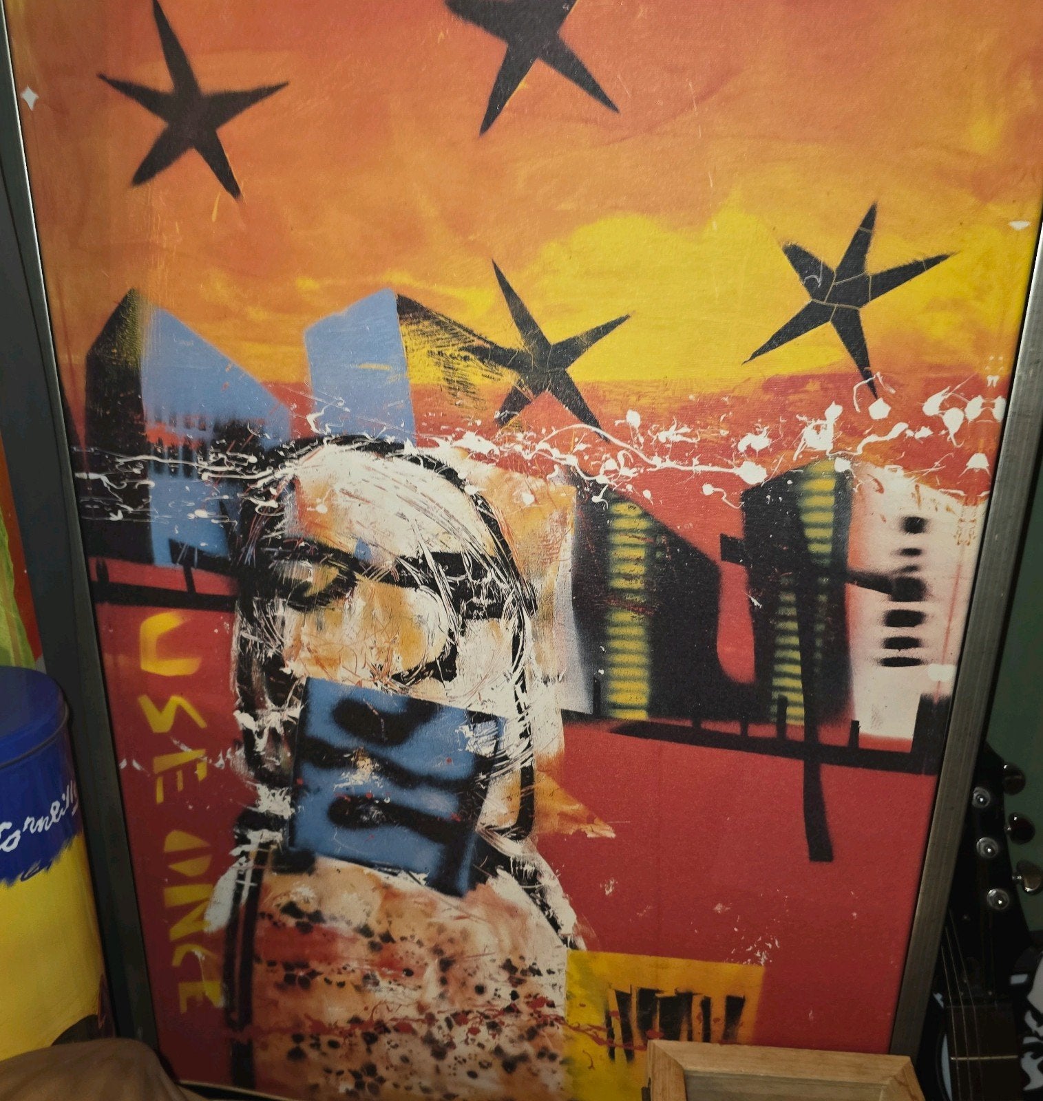 Herman Brood schilderij op linnen, Antiek en Kunst, Ophalen of Verzenden