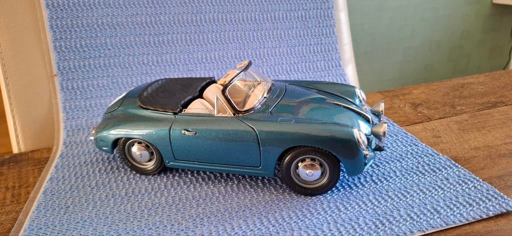 Porsche 356 B 1961 1:18, Ophalen of Verzenden, Zo goed als nieuw, Auto, Bburago