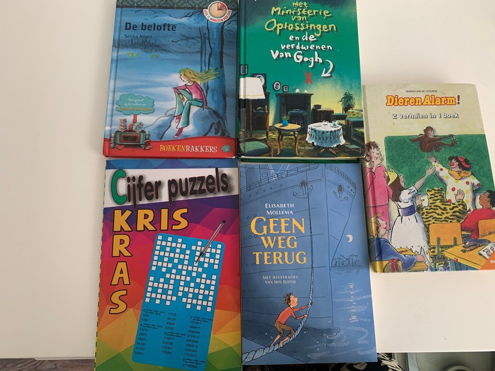 Diverse kinderboeken en puzzelboek, Boeken, Ophalen of Verzenden, Gelezen, Fictie algemeen