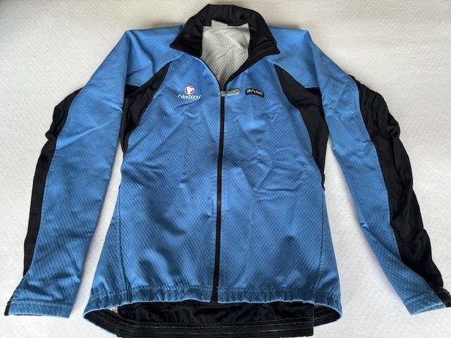 Racefiets jasje Nalini waterdicht, Blauw, Zo goed als nieuw, Hardlopen of Fietsen, Maat 38/40 (M)