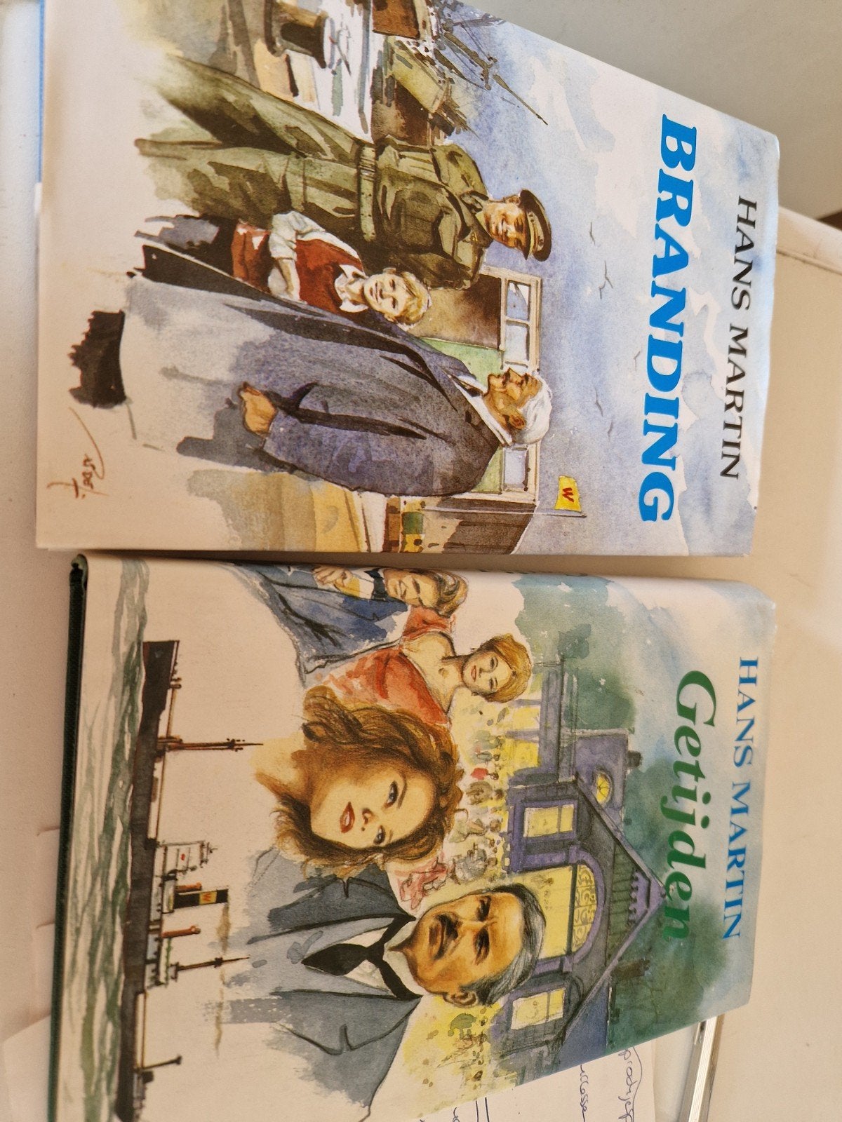 Hans Martin - Branding & Getijden (2 boeken), Boeken, Ophalen of Verzenden, Gelezen, Hans Martin