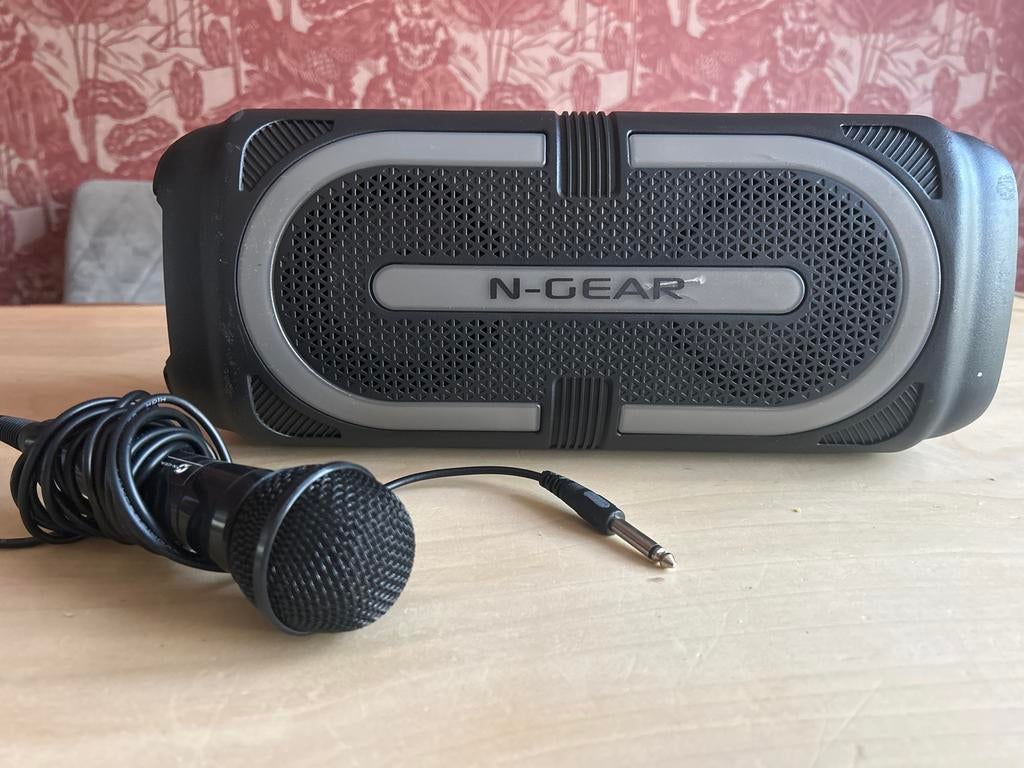 N-GEAR Draagbare Bluetooth Speaker met Microfoon, Ophalen of Verzenden, Gebruikt, Complete set