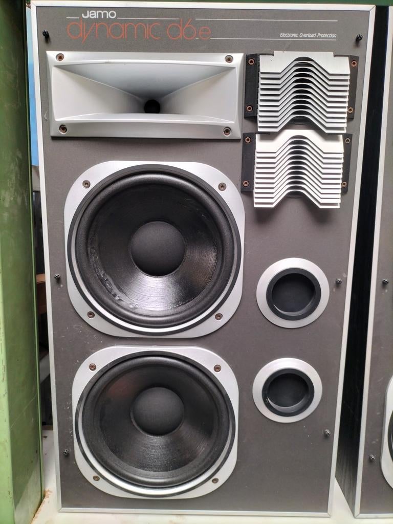 Jamo Dynamic D6.e Vloerstaande Luidsprekers, Gebruikt, Ophalen of Verzenden, 120 watt of meer, Front, Rear of Stereo speakers