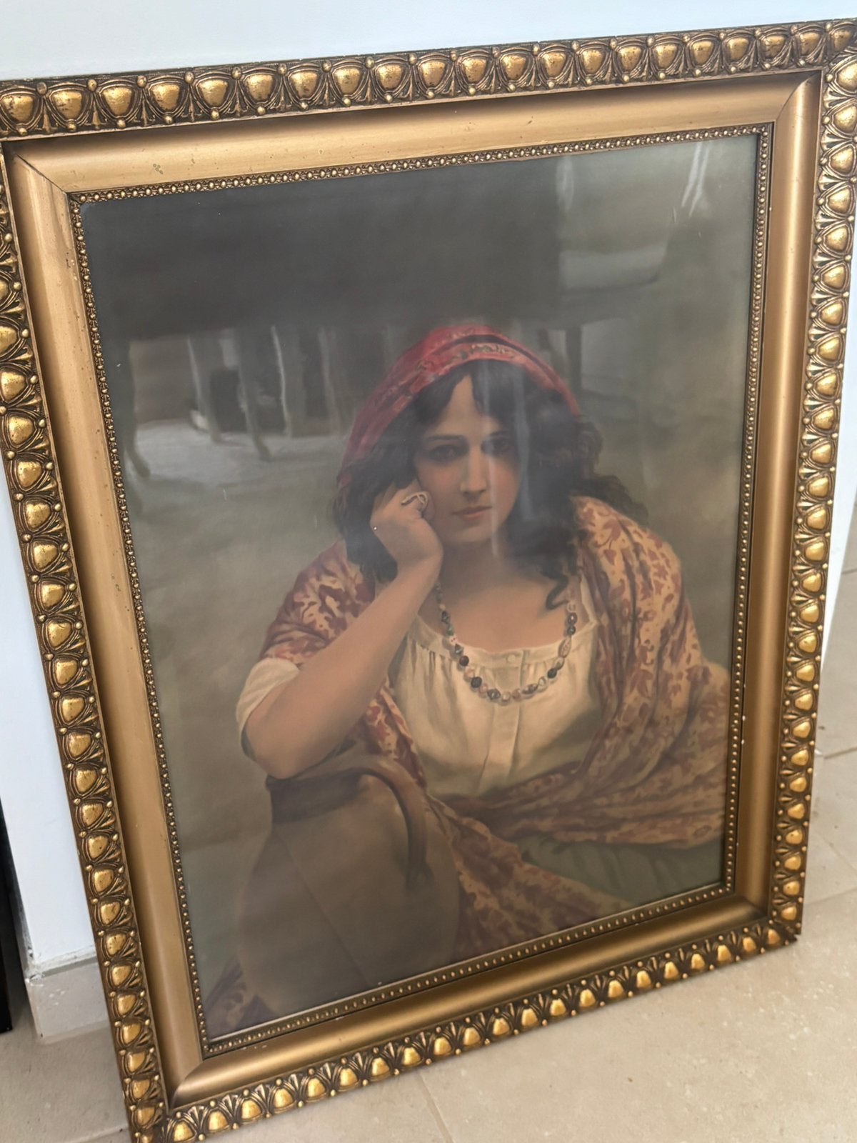 The Gypsy Queen, Antiek en Kunst, Kunst | Schilderijen | Klassiek, Ophalen of Verzenden