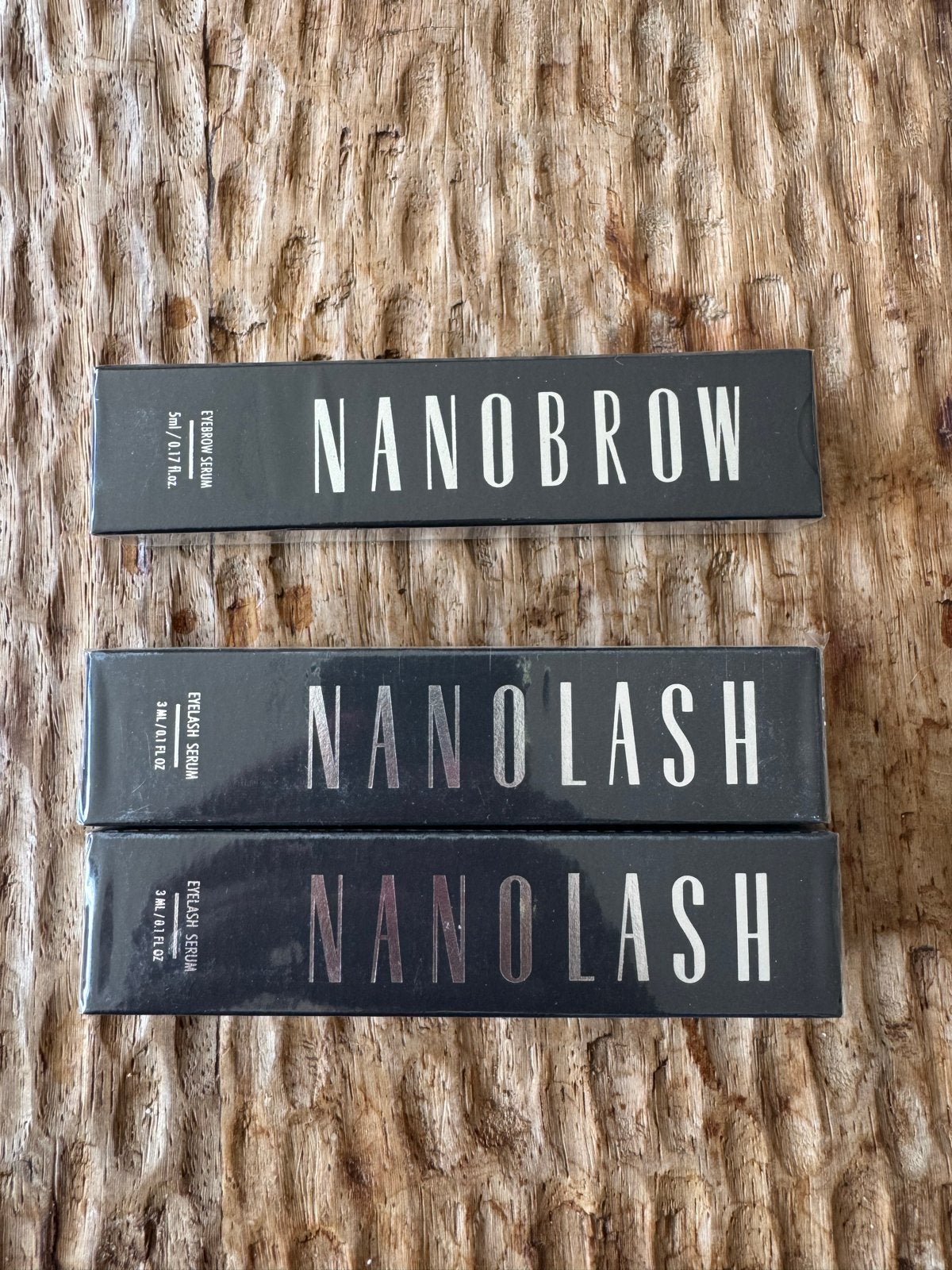 Set 2x Nanolash Serum & 1x Nanobrow Serum, Nieuw, Ophalen of Verzenden, Make-up, Overige kleuren