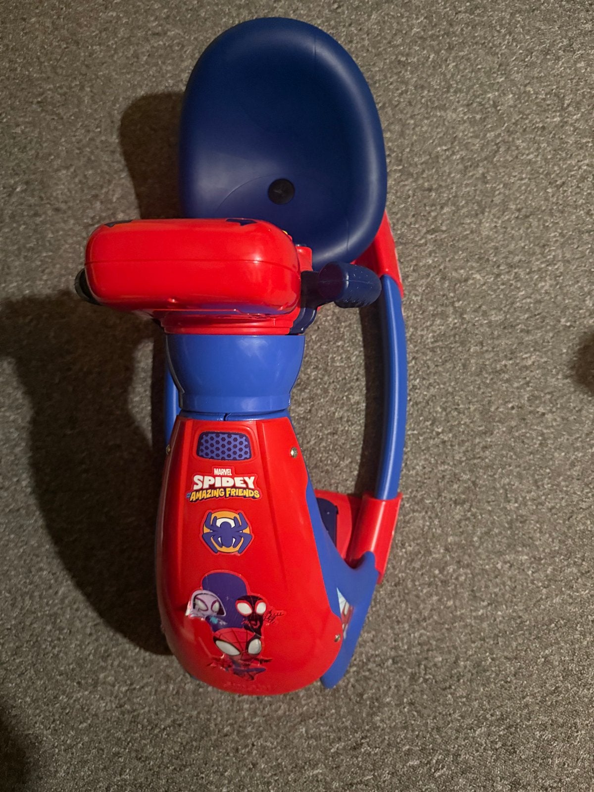 Zeer nette Spider-Man stoel met geluid, Ophalen of Verzenden, Zo goed als nieuw, Loopvoertuig