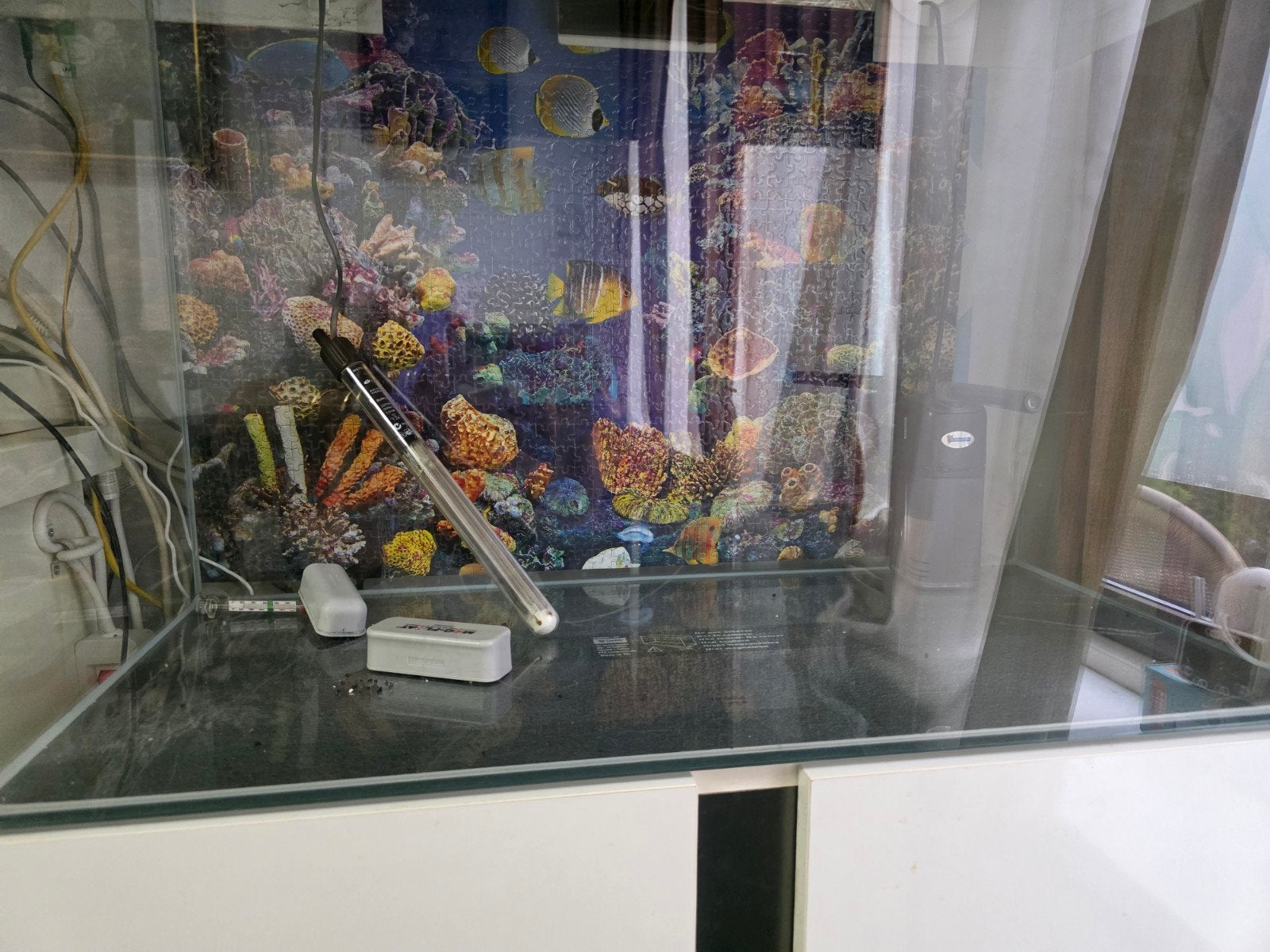 Een aquarium met kast en spullen, Dieren en Toebehoren, Vissen | Aquaria en Toebehoren, Ophalen