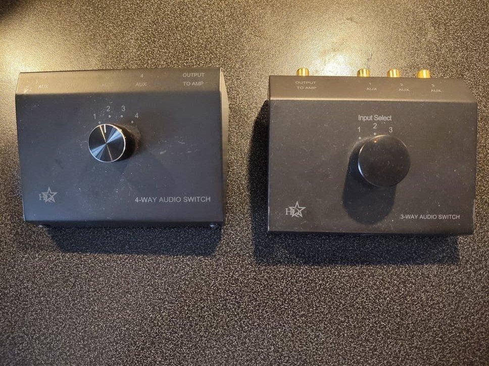 Audio Switcher 3-weg en 4-weg, Overige merken, Ophalen of Verzenden, Minder dan 60 watt, Gebruikt