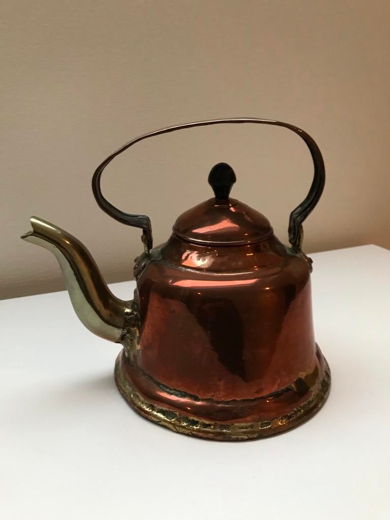 Koperen fluitketel, Ophalen of Verzenden, Koper