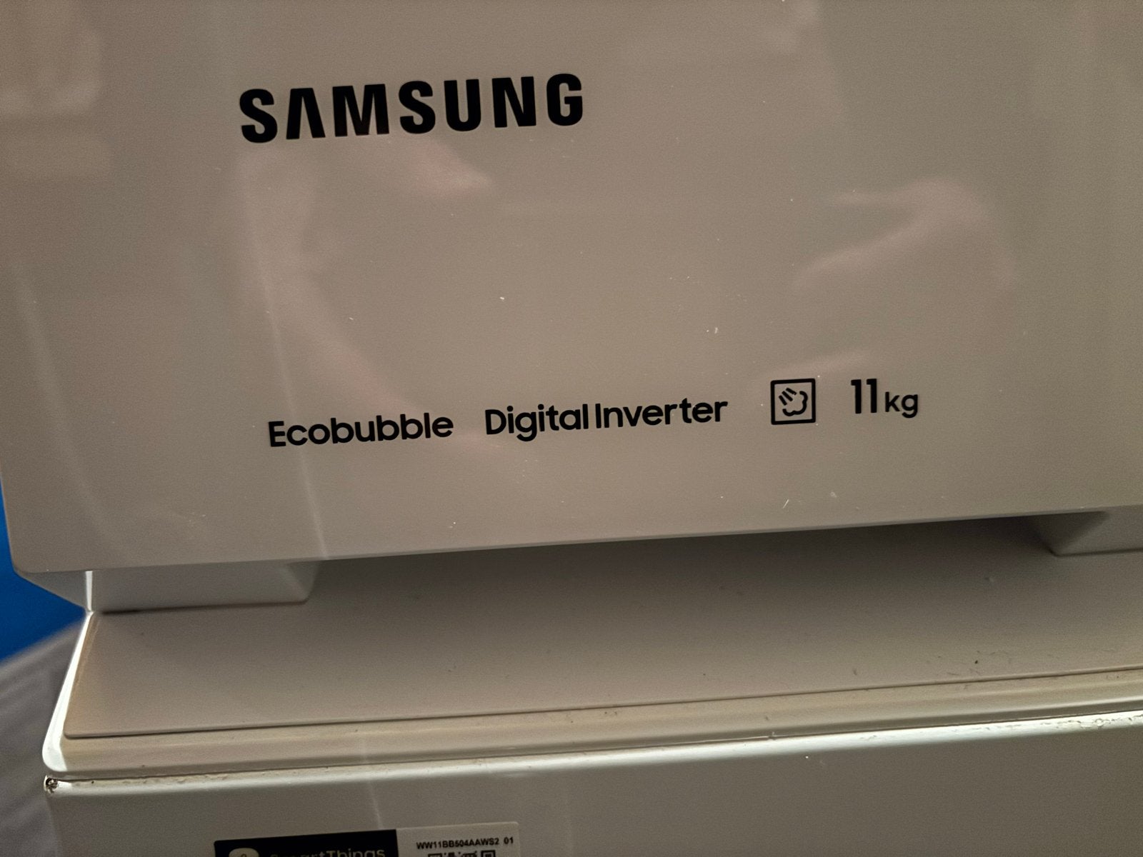 Samsung EcoBubble Digital Inverter Wasmachine 11kg, Witgoed en Apparatuur, Ophalen, 1200 tot 1600 toeren, 10 kg of meer, Zo goed als nieuw