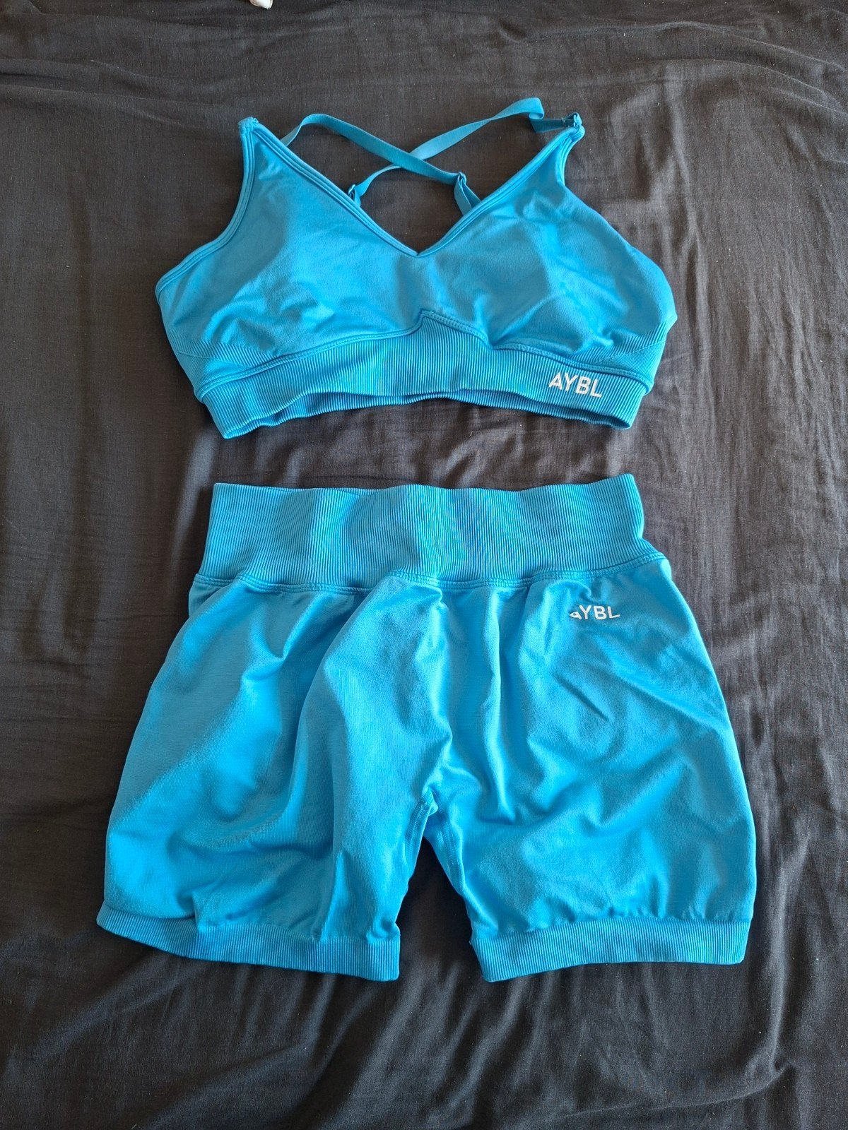 aybl sportsetje, Maat 38/40 (M), Blauw, Ophalen of Verzenden, Fitness of Aerobics