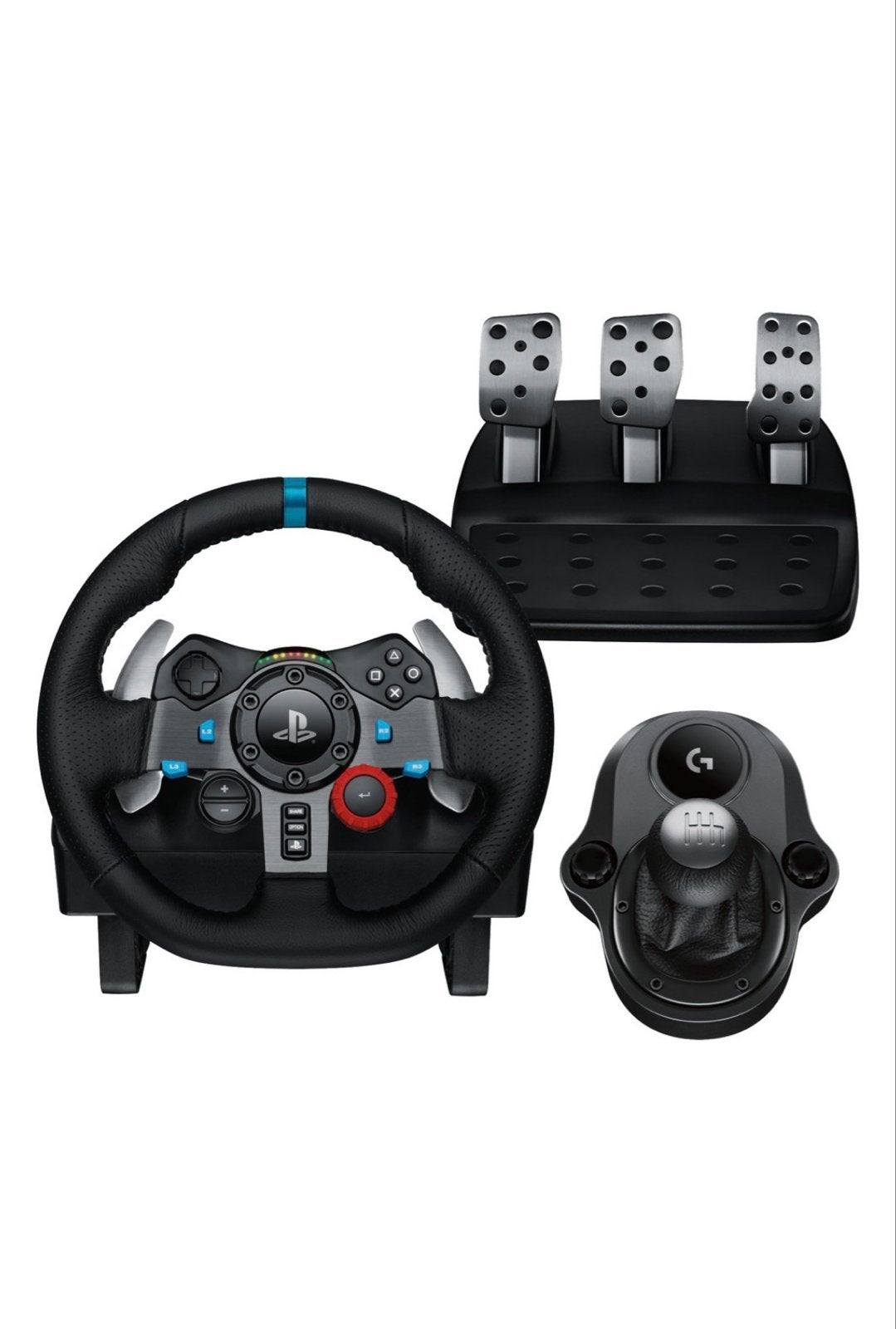Logitech G29 Driving Force Racestuur met Pedalen en Shifter, Ophalen, Racestuur, Gebruikt, Force feedback