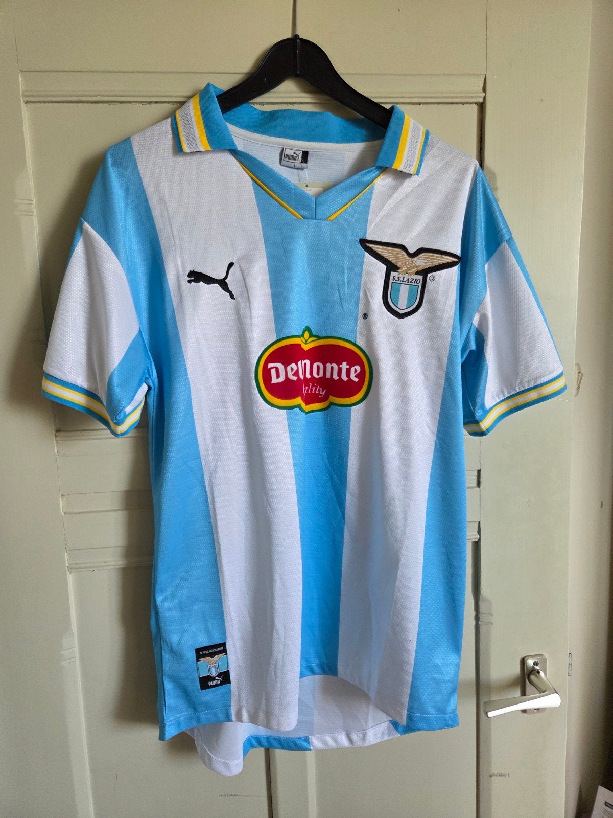 Shirt Lazio Roma maat L, Sport en Fitness, Voetbal, Maat L, Ophalen of Verzenden, Nieuw, Shirt
