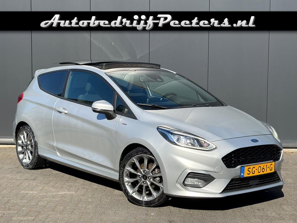 Ford FIESTA 1.0 ST-Line Pano Navi Carplay Android Cruise PDC, USB, 125 pk, Euro 6, 23 km/l
