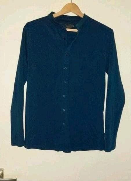 AB Lifestyle casual overhemd maat M, Blauw, Ophalen of Verzenden, Zo goed als nieuw, AB Lifestyle