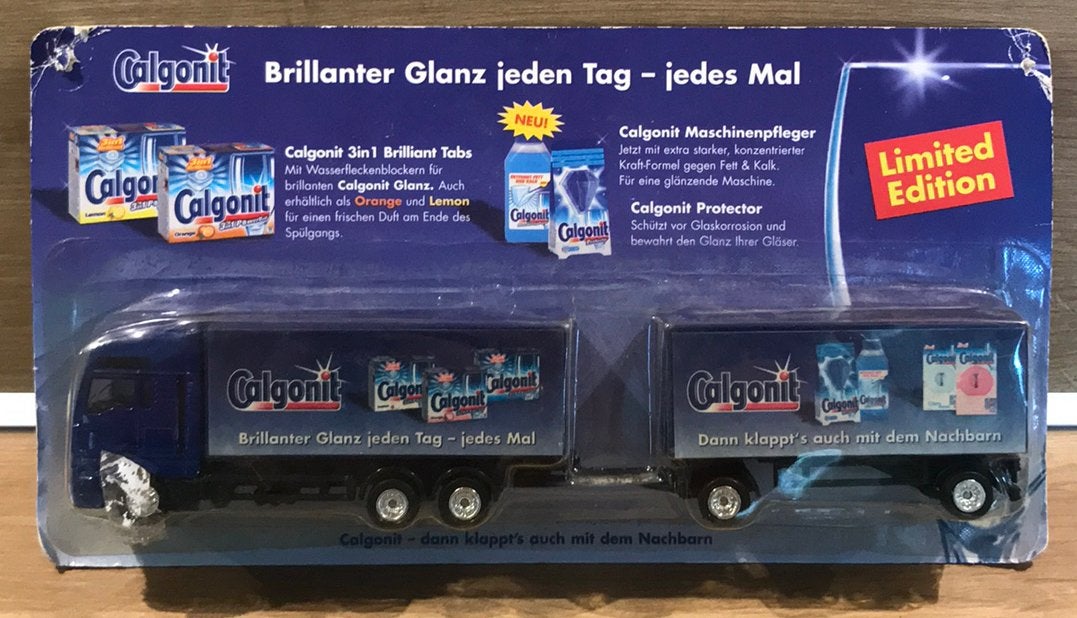 Miniatuur vrachtwagen Calgonit limited edition MAN, Verzamelen, Onbekend, Ophalen of Verzenden, Zo goed als nieuw, Onbekend