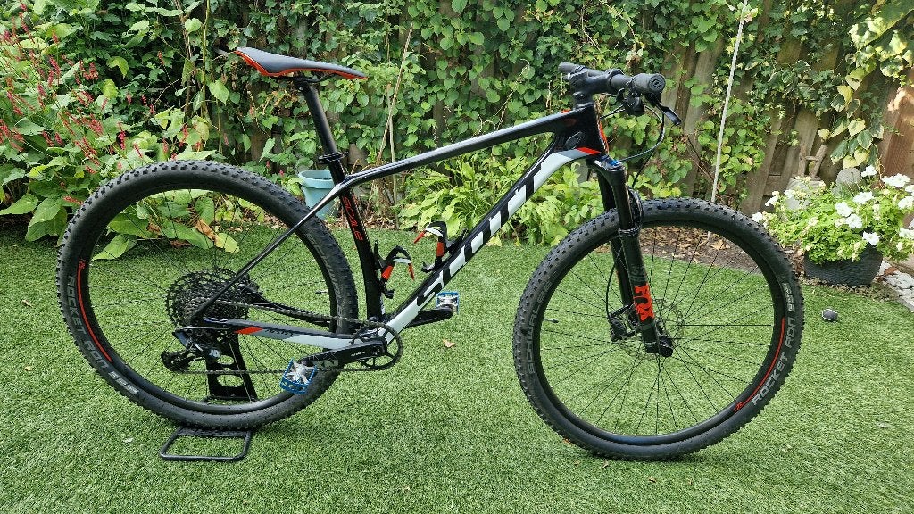 Scott Scale 930 Large ( carbon), Hardtail, Zo goed als nieuw, Schijfrem, 53 tot 57 cm