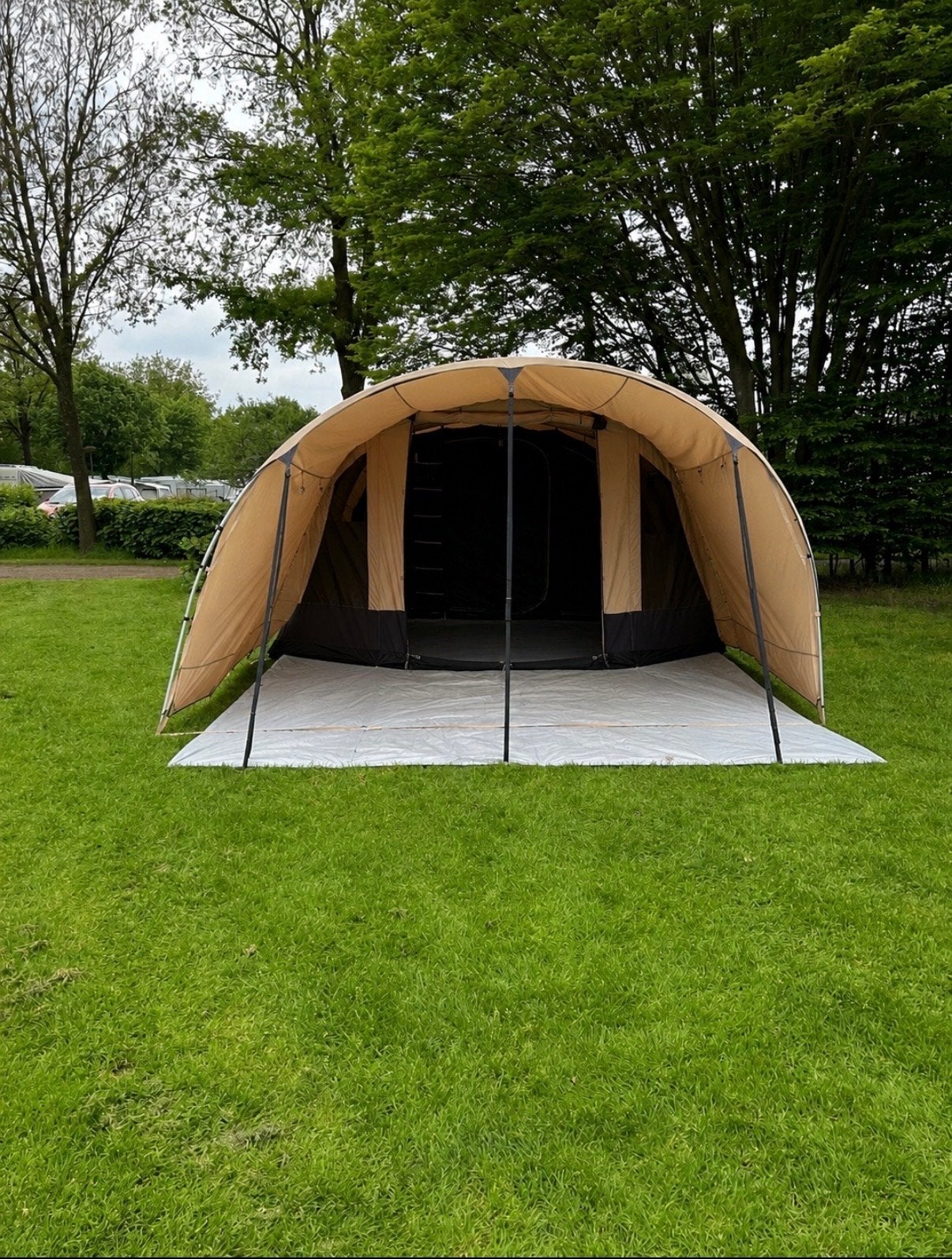 Bardani AirWave 410 De Luxe TC - Ruime tunneltent, Ophalen, Zo goed als nieuw, Tot en met 4