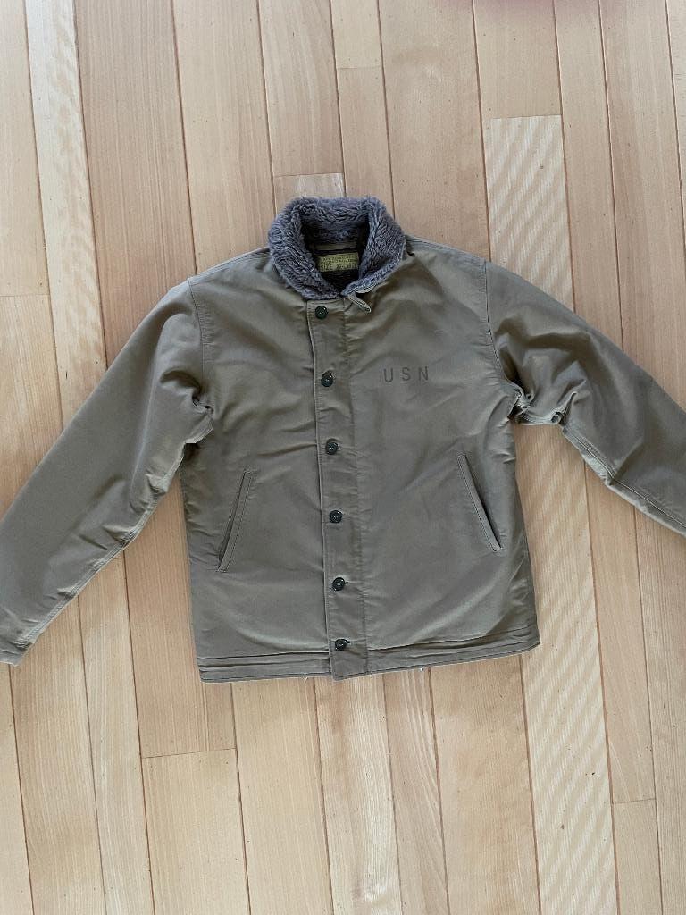 Buzz Rickson - N1 Deck jacket (Size XXL), Kleding | Heren, Overige kleuren, Verzenden, Overige jeansmaten, Zo goed als nieuw