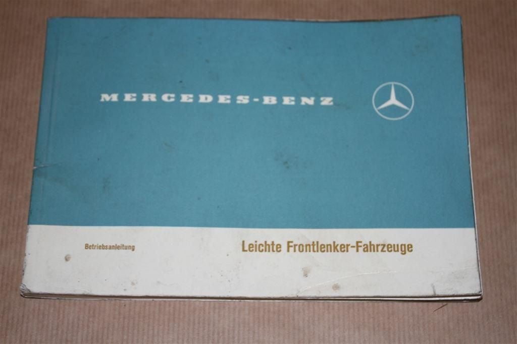 Mercedes Betriebsanleitung - Leichte Frontlenker-Fahrzeuge, Ophalen of Verzenden