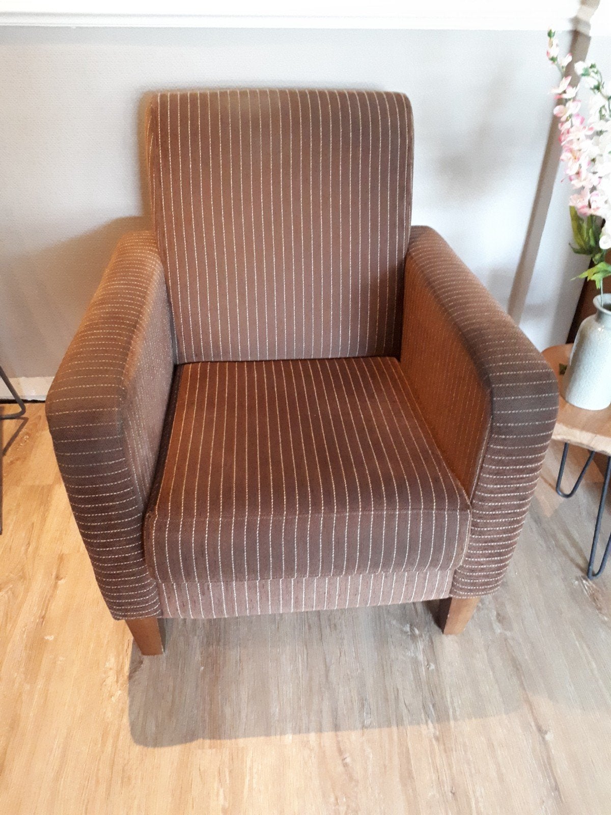 2 Fauteuils, Huis en Inrichting, Fauteuils, Ophalen, Gebruikt, 75 tot 100 cm, Stof
