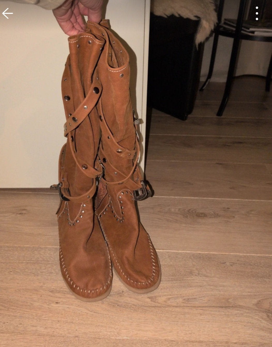 Karma of Charme laarzen 41, Kleding | Dames, Schoenen, Hoge laarzen, Bruin, Ophalen of Verzenden, Zo goed als nieuw