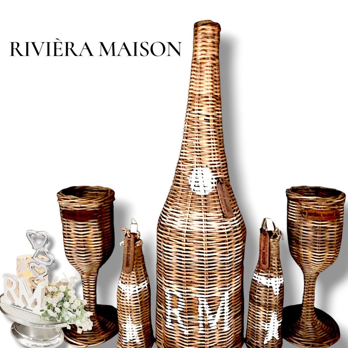 Rivièra maison rustic rattan set 5 delig, Ophalen of Verzenden, Nieuw