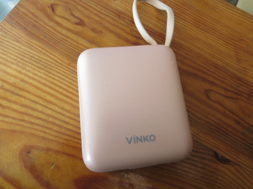 Vinko V1001 powerbank 10000 mAh lighting + usb c kabeltje, Ophalen, Gebruikt, Vinko