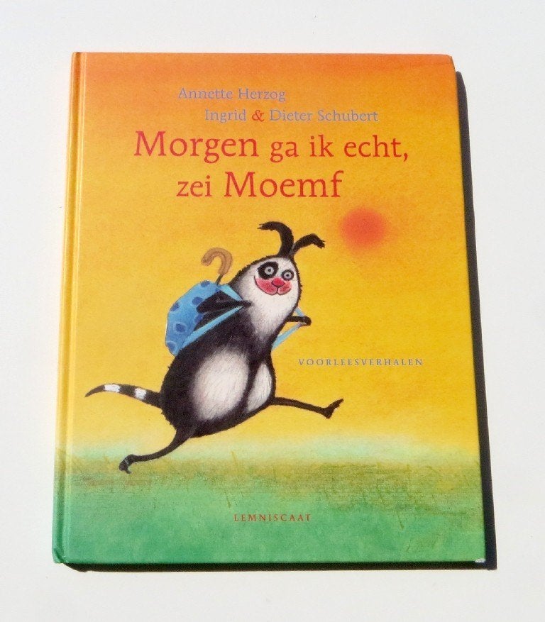 Lemniscaat 2699: A. Herzog - Morgen ga ik echt, zei Moemf, Boeken, 3 tot 4 jaar, Ophalen of Verzenden, Zo goed als nieuw, Annette Herzog - Ingrid & Dieter Schubert