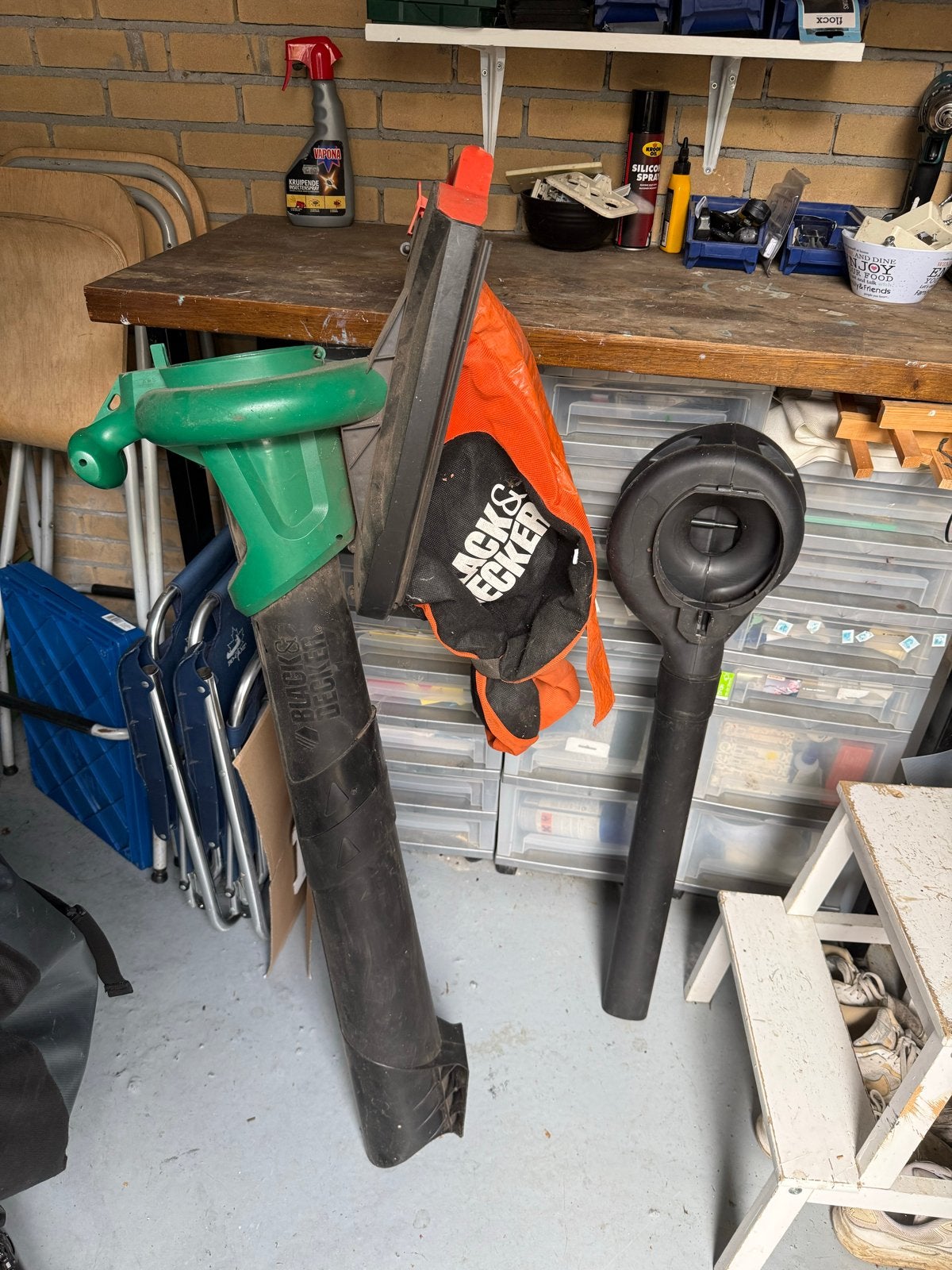 Onderdelen bladblazer Black & Decker - Zonder motor, Tuin en Terras, Ophalen, Gebruikt, Benzine