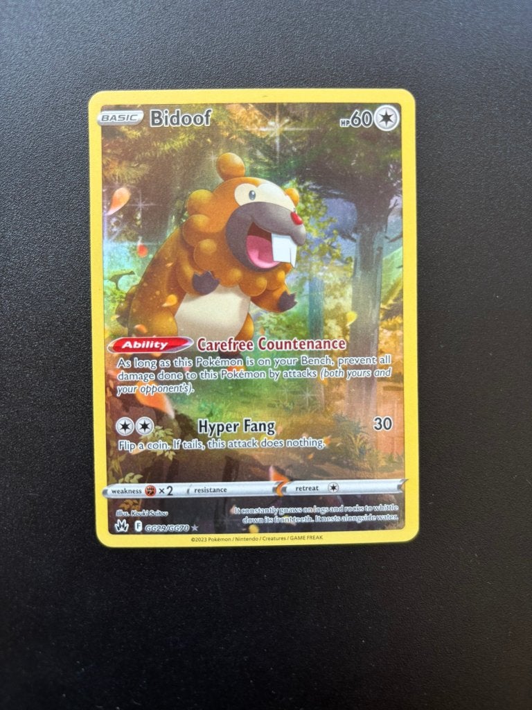 Bidoof (CRZ GG29), Ophalen