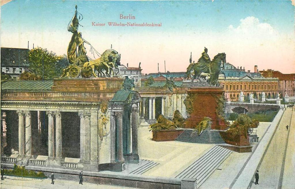 381-298-019 Berlin Kaiser Wilhelm-Nationaldenkmal, Verzenden, Voor 1920, Duitsland