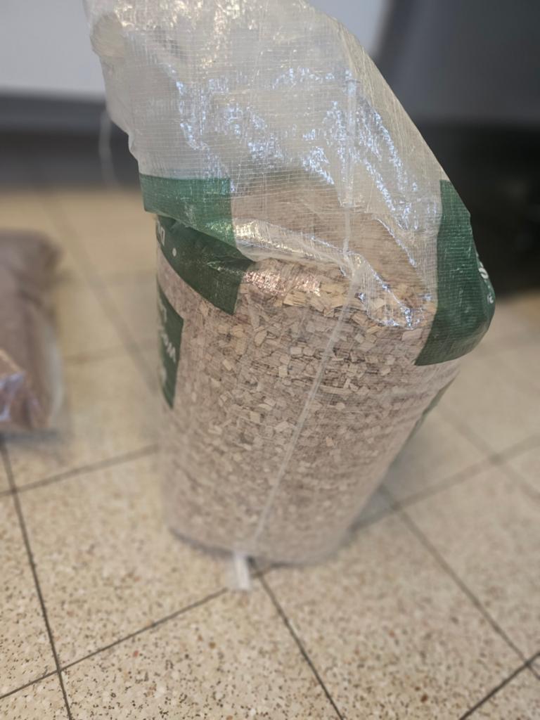 Houtsnippers voor bodembedekking, Ophalen