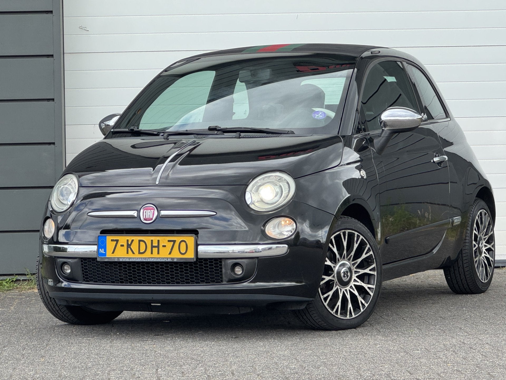 Fiat 500C 1.2 GUCCI uitvoering | Cabrio | Nieuwe APK |, Auto's, Euro 5, Gebruikt, 4 cilinders, Cabriolet