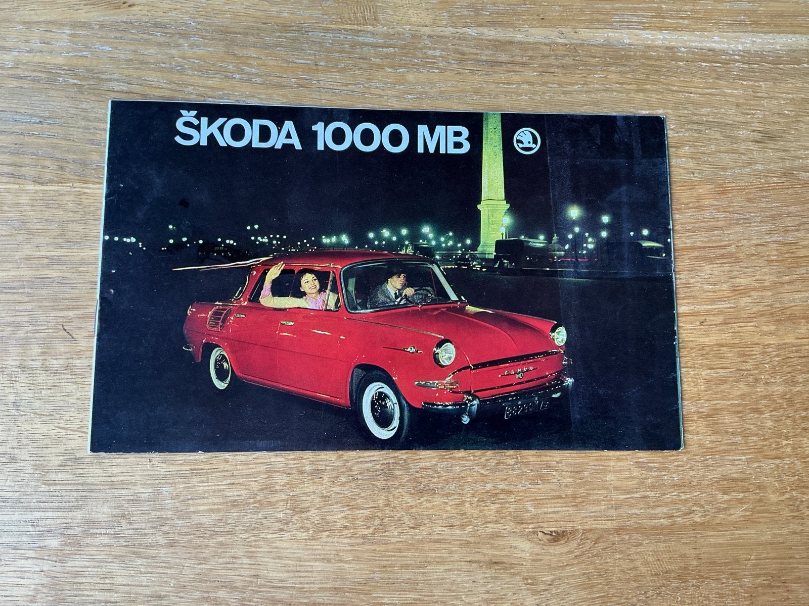 Skoda 1000 MB brochure - Origineel uit de jaren '60, Ophalen of Verzenden, Gelezen, Overige merken