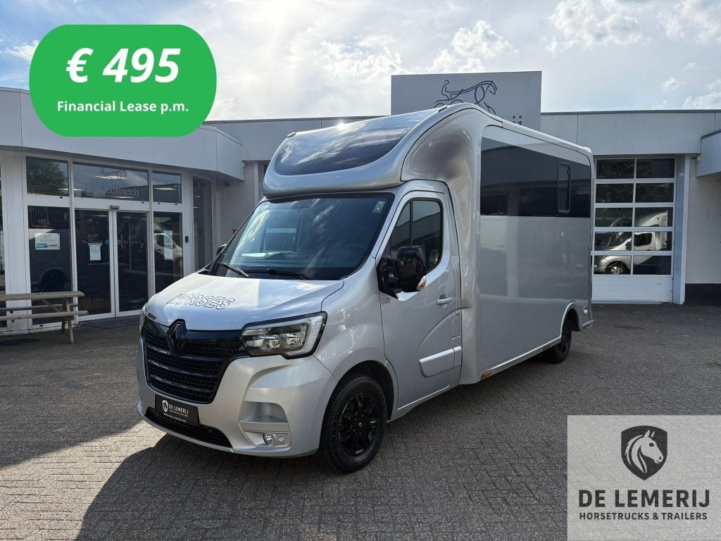 Renault Master Automaat Sodiak Nubia Hengstenuitvoering 2021, Ophalen, Gebruikt, Polyester, 2-paards trailer