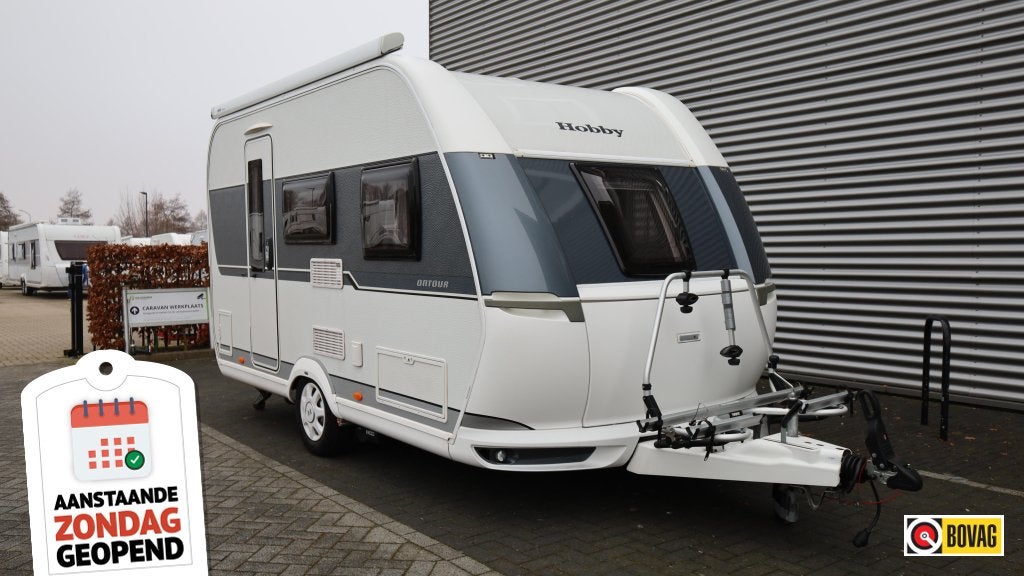 Hobby On Tour 390 SF Mover + dakluifel, Hobby, Bedrijf, Treinzit, Tot en met 3