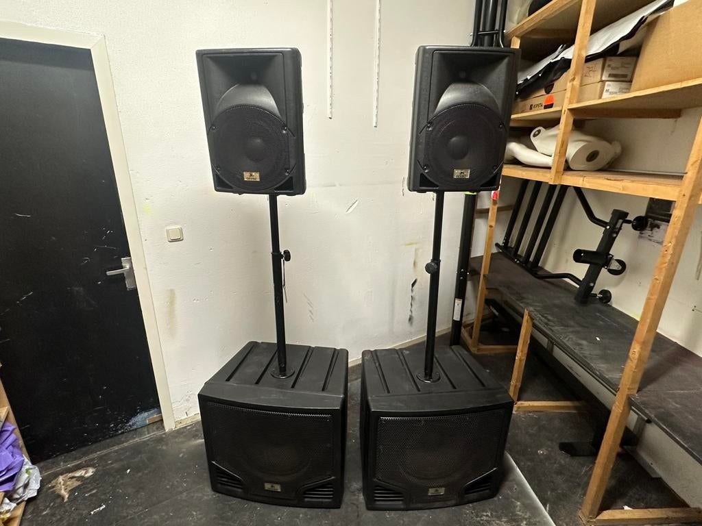 Actieve Devine speaker set, Ophalen, Gebruikt