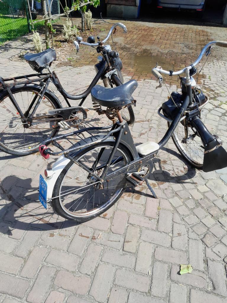 Twee Vintage Solex Bromfietsen - Opknappers, Ophalen of Verzenden