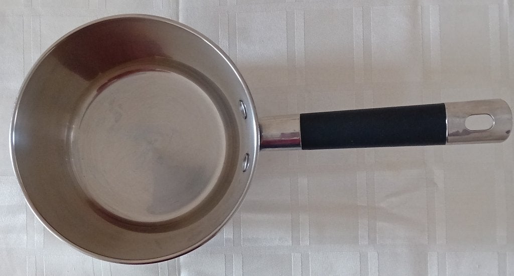 Te Koop: Een steelpan inclusief deksel, ZGAN., Met deksel, Ophalen of Verzenden, Zo goed als nieuw, Rvs