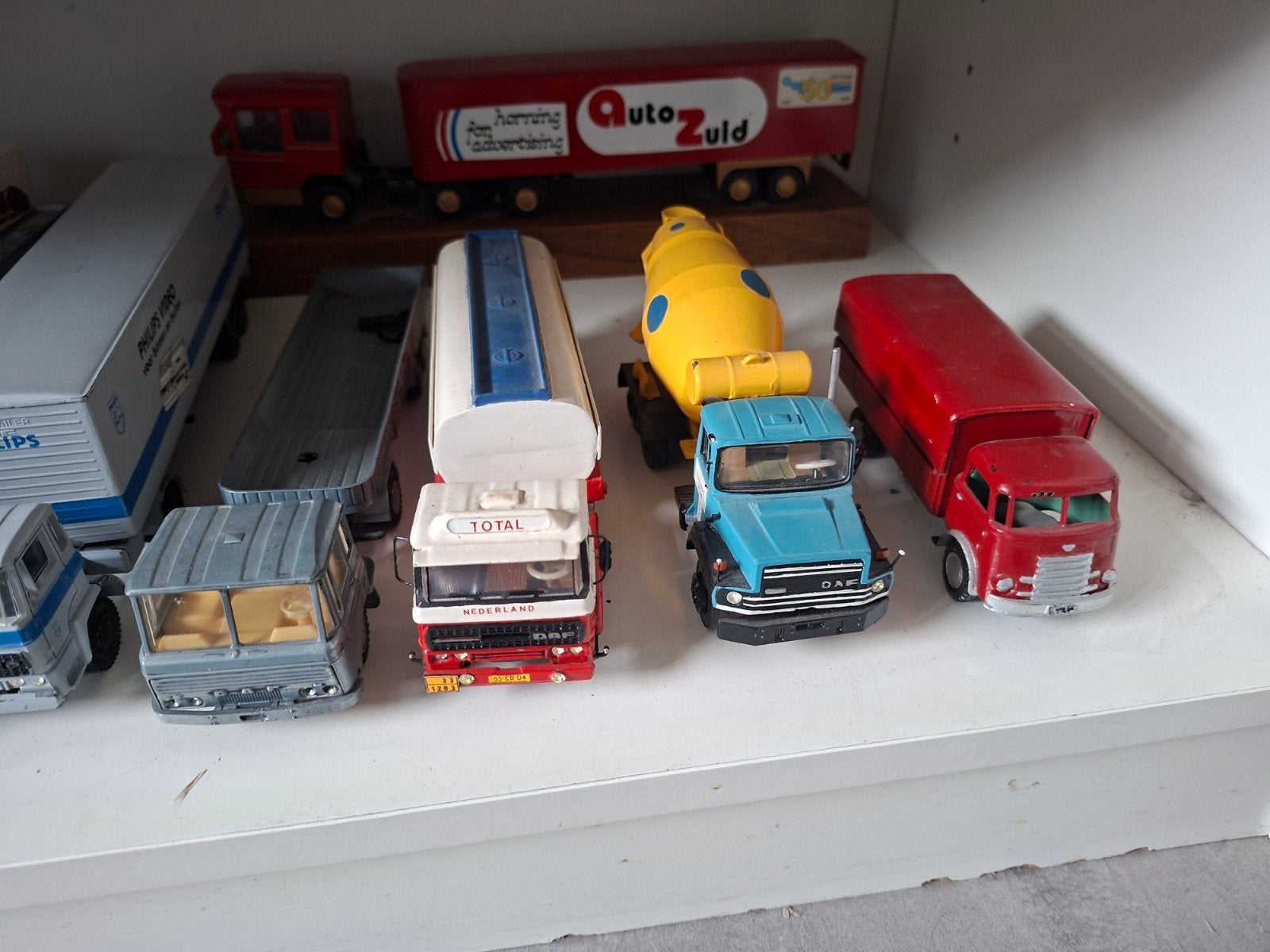 Verzameling van 1-50 modelvrachtwagens DAF, Ophalen, Gebruikt