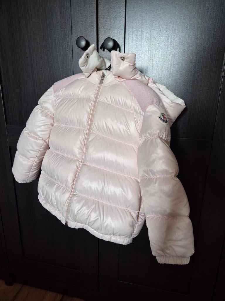 Moncler kinder jas, Ophalen, Roze