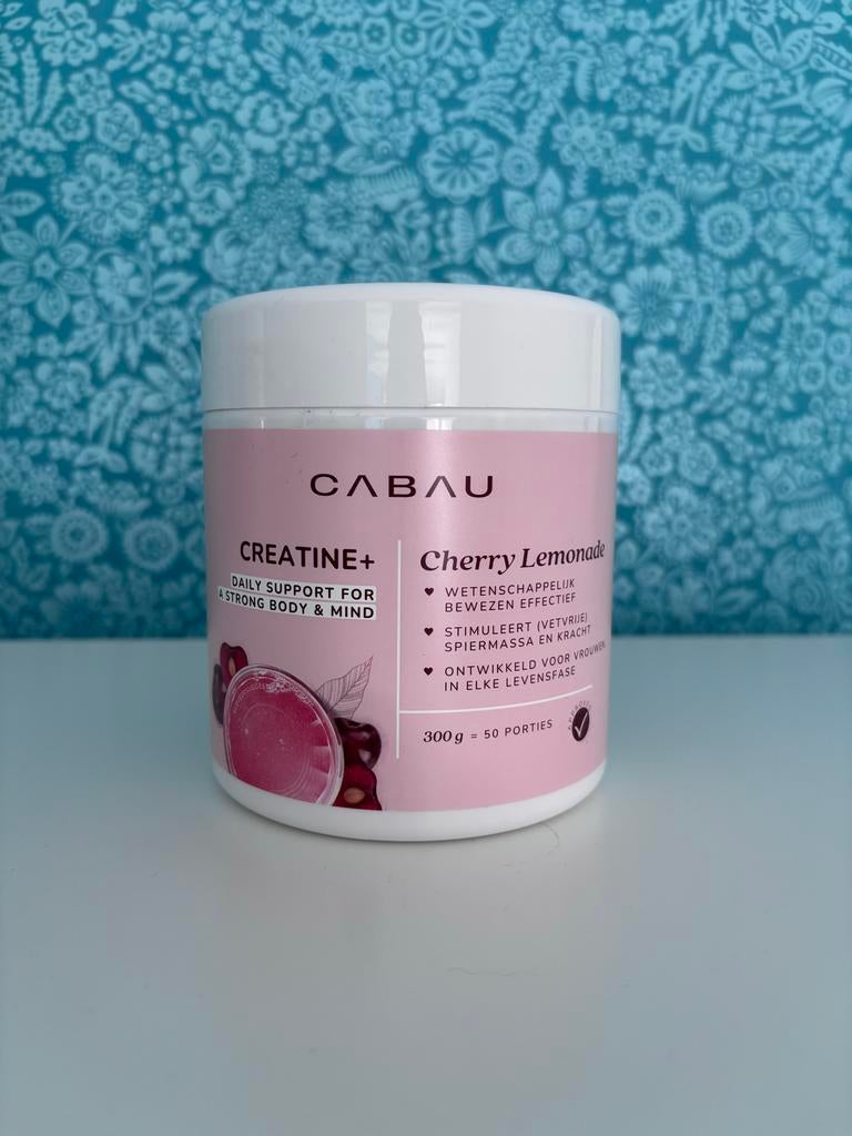 Cabau Cherry Lemonade Creatine, Sport en Fitness, Ophalen of Verzenden, Zo goed als nieuw, Overige typen
