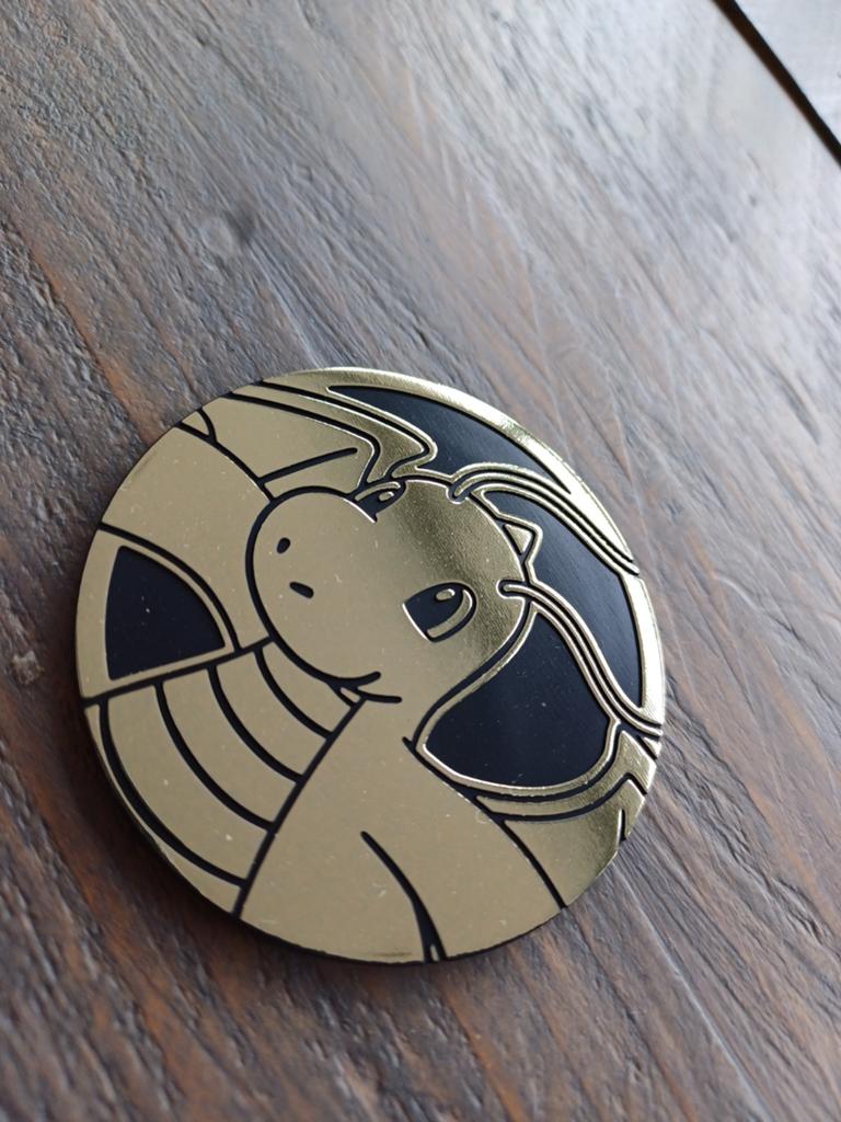 Dragonite Pokémon munt, Ophalen of Verzenden, Zo goed als nieuw, Overige typen