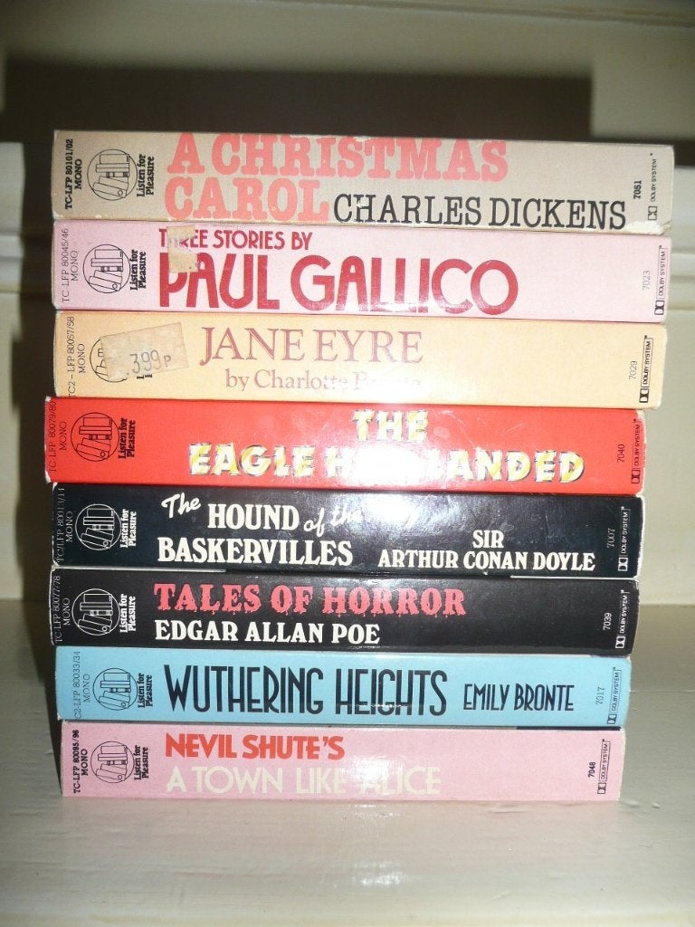 7 gesproken luisterboeken, Ophalen of Verzenden, Cassette